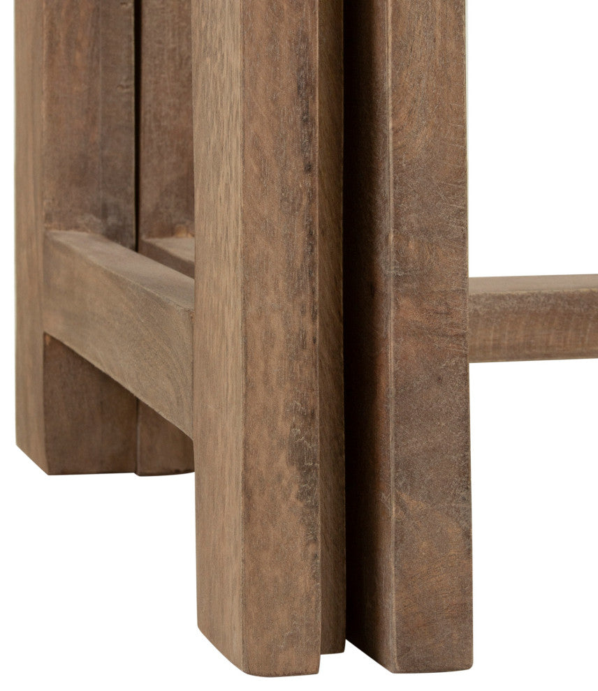 Remi Solid Wood Extendable Bench by East at Main, Sand