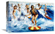 "The Hell Surfers" Stretched Canvas Giclee by Mort Kunstler, 16"x11"