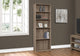 Bookshelf, Bookcase, 6 Tier, 72"H, Office, Bedroom, Laminate, Brown