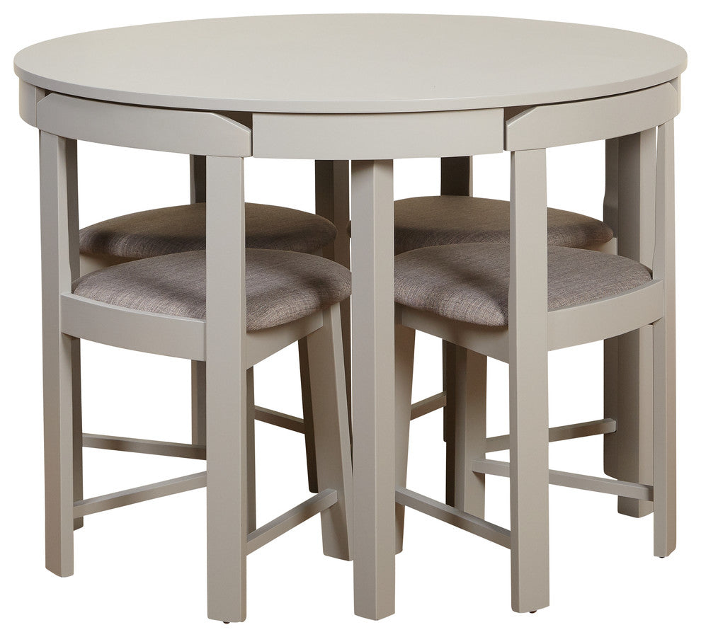 Tobey 5 Piece Dining Set, Gray