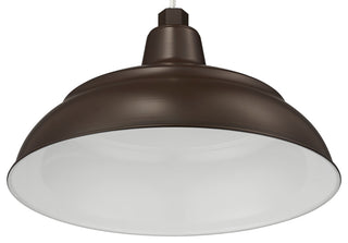 R Series Collection 1-Light 14" RLM Warehouse Shade, Architect Bronze