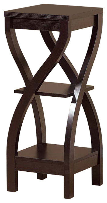 Elegant Design Medium Plant Stand, Dark Brown