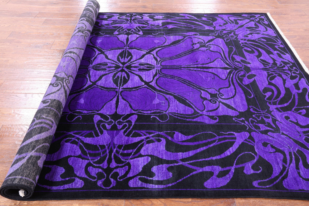 6' 1" X 8' 4" Hand-Knotted William Morris Rug Q5892