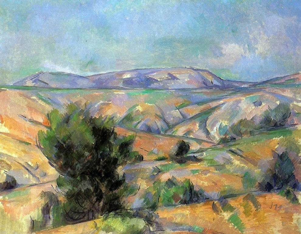 Paul Cezanne Mount Sainte-Victoire Seen from Gardanne Wall Decal