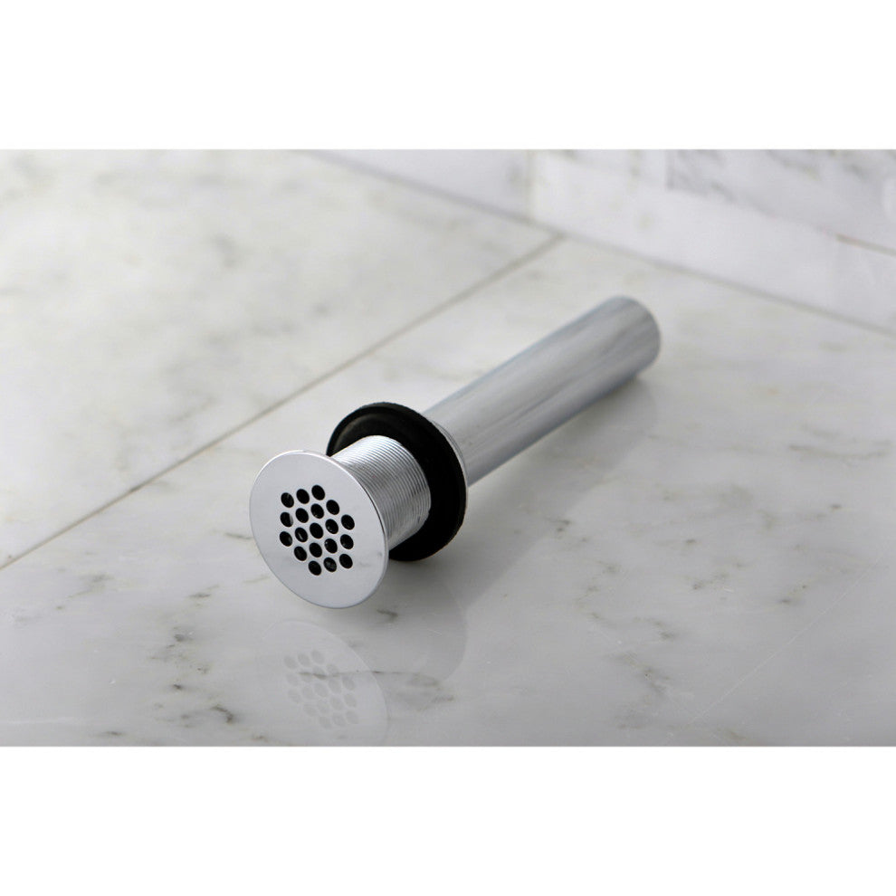 Fauceture Grid Drain without Overflow, Polished Chrome