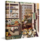 "After Dinner Dishes" Painting Print on Canvas by Stevan Dohanos