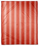 Red Stripes Fleece Blanket
