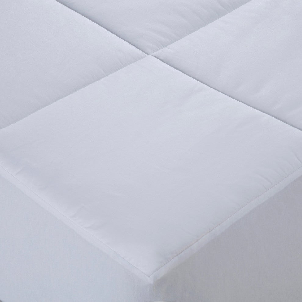 500 Thread Count Cottonlux Overfilled Self Cooling Mattress Pad, Cal King