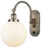 Innovations 918-1W-AB-G201-8-LED 1-Light Sconce, Antique Brass