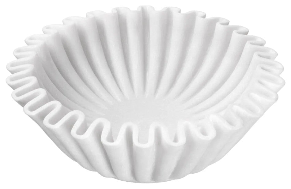 White Marble Bowl, Eichholtz Jackson, Round