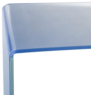 Safavieh Crysta Ombre Glass Console Table, Clear, Blue