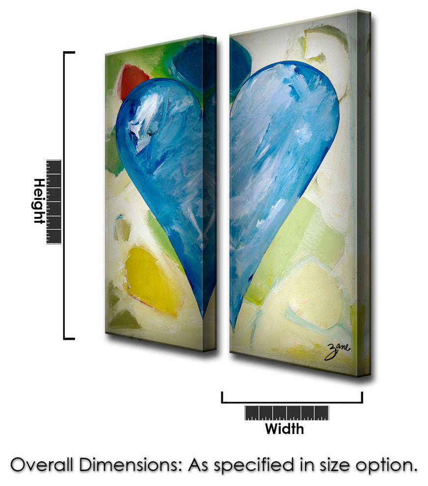 Heartwork "Zurich" 2-Piece Canvas Art Set, 30"x12"