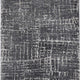 8'X10' Grey Machine Woven Abstract Scratch Indoor Area Rug
