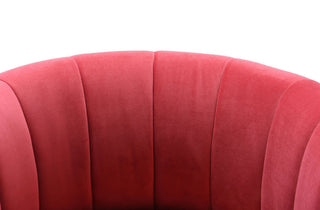 TOV Furniture Magnolia Hot Pink Velvet Chair