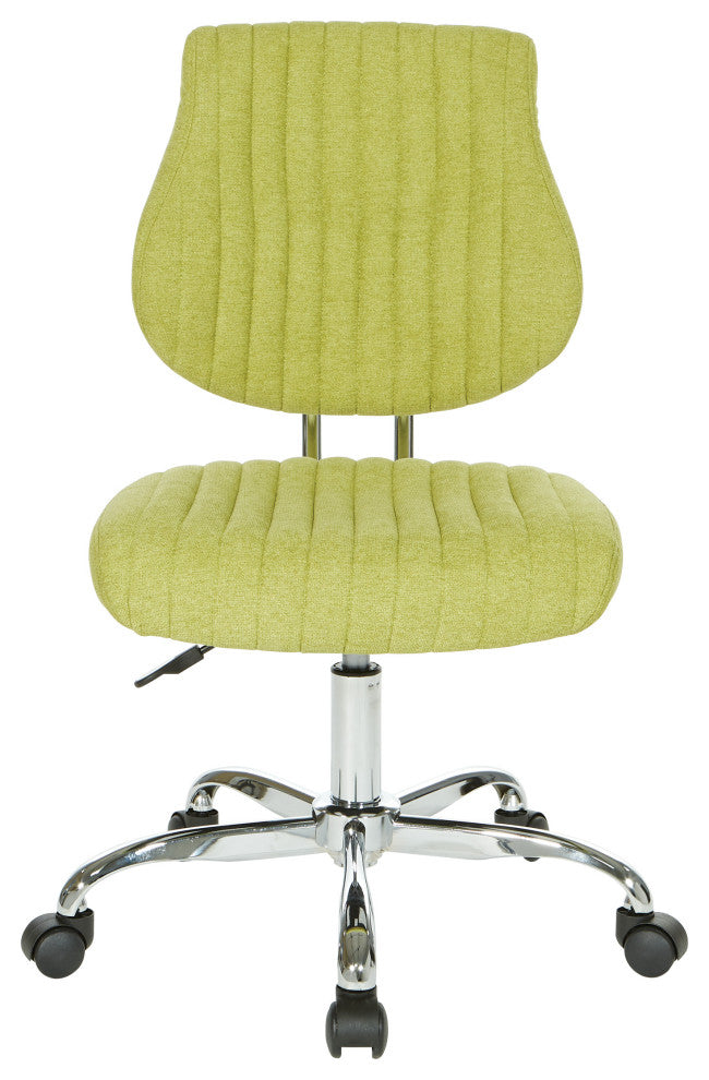 Sunnydale Office Chair  With Chrome Base, Basil