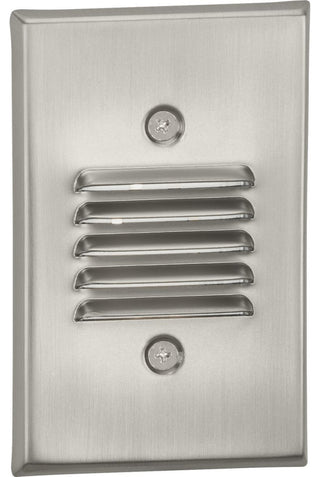 LED Indoor/Outdoor Brushed Nickel Integrated LED Wall or Step Light