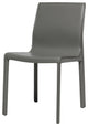Elite Living Stan, Set of 2, Modern Leather Dining Chair, Gray