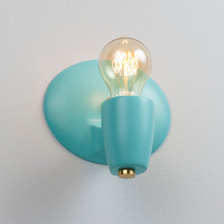 Ovalesque Wall Sconce, Reflecting Pool, Polished Brass