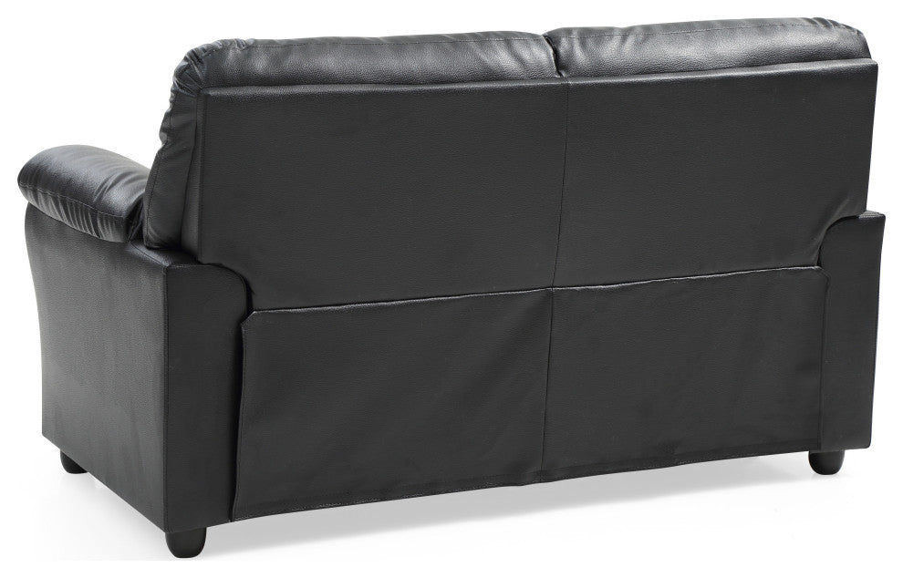 Haven Love Seat, Black