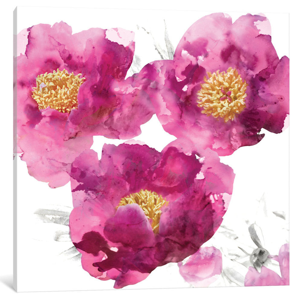 "Pink Bloom II" by Vanessa Austin, Canvas Print, 37x37"
