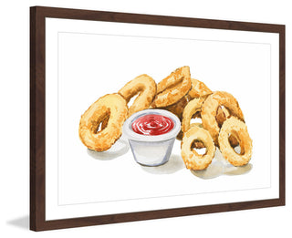 "Calamari" Framed Painting Print, 24"x16"