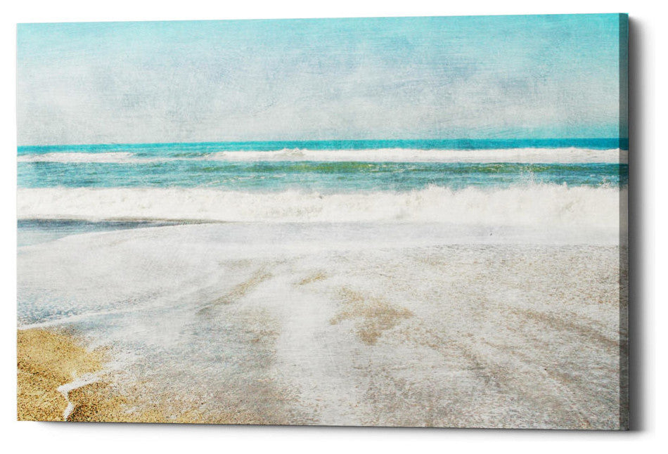 Epic Graffiti "Serene Coast Landscape" by Linda Woods, Giclee Canvas, 18"x26"