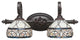 Elegante 2-Light Bath Bar, Royal Merlot Art