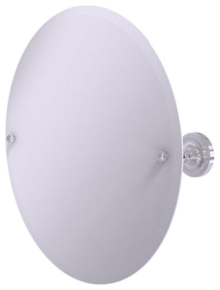 Allied Brass Frameless Round Tilt Mirror With Beveled Edge