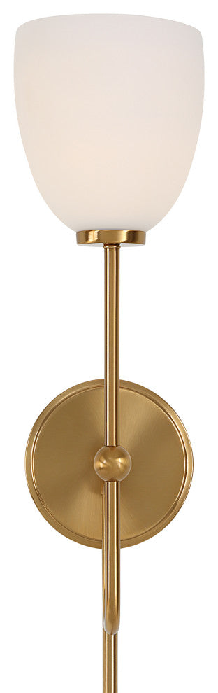 Uttermost Trophy 1 Light Brass Sconce
