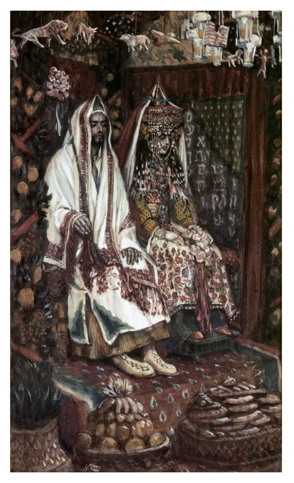"Betrothed of Cana In Galilee" Digital Paper Print by James Tissot, 23"x38"