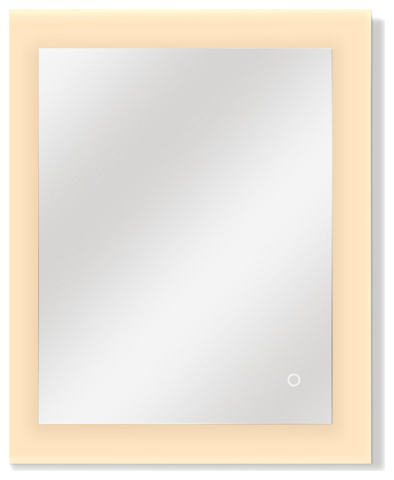 Tri-Color Wall Mounted Backlit LED Bathroom Vanity Mirror