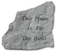 "This Place is for the Birds" Garden Stone