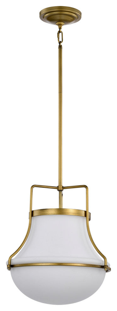 Valdora 1 Light Pendant, 14"