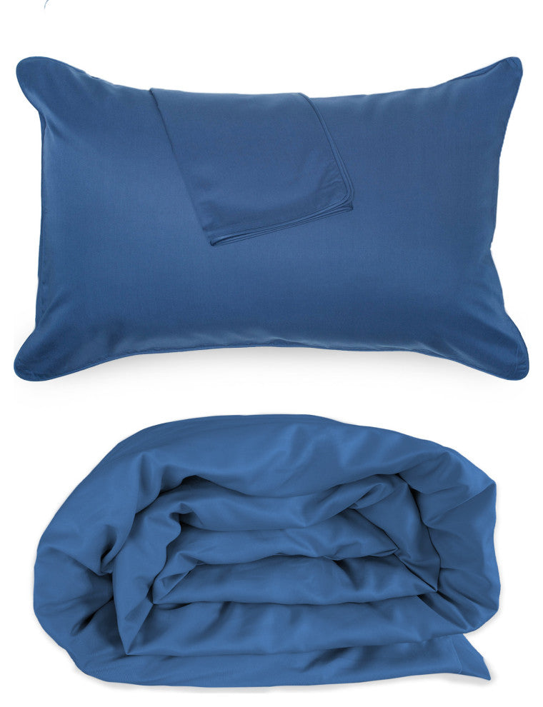 BedVoyage Luxury 100% Rayon Viscose Bamboo Duvet Cover With Shams, 3 Piece