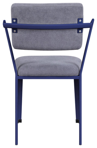 ACME Cargo Chair, Gray Fabric and Blue