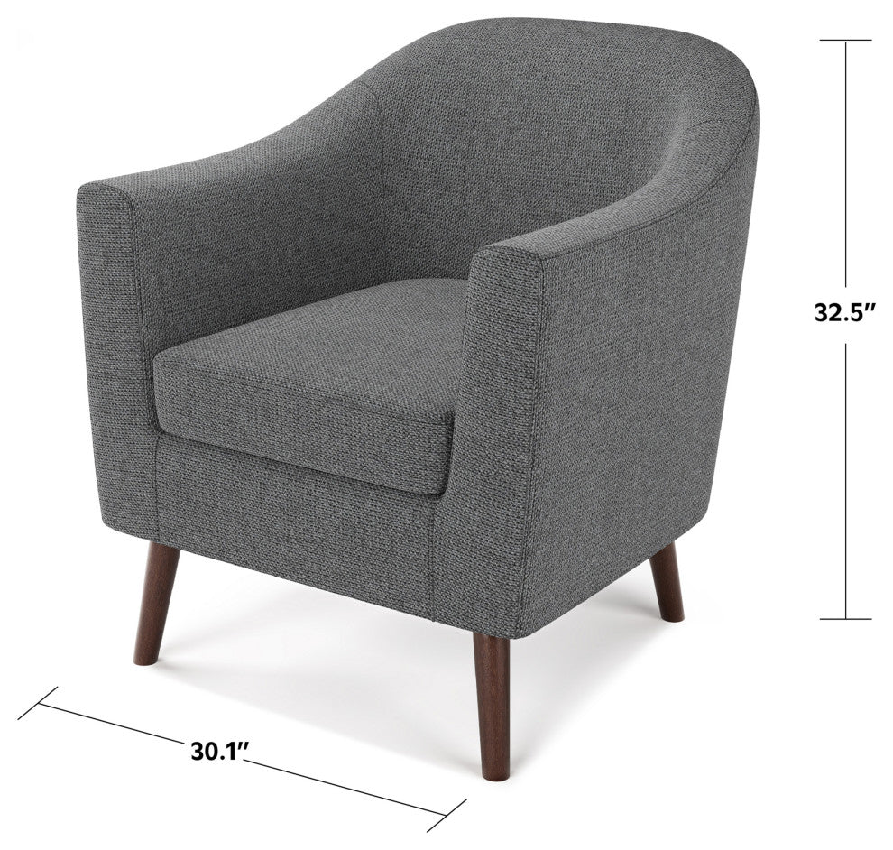Thorne Accent Chair, Shadow Grey