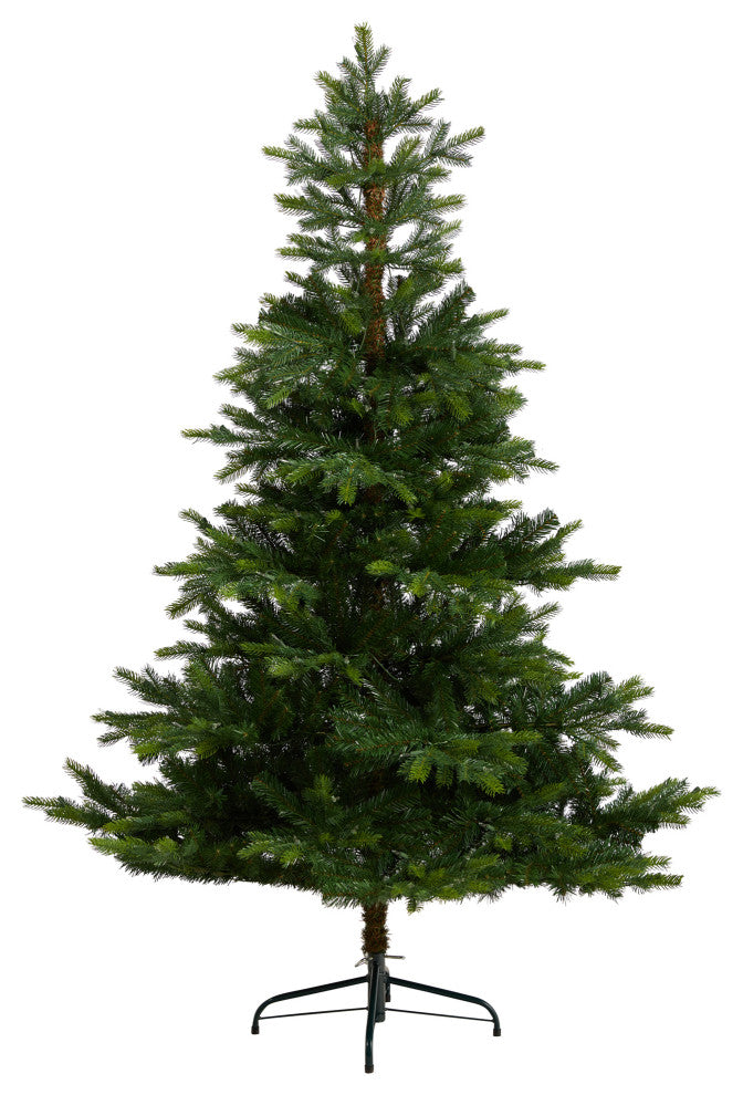 6' Prelit North Carolina Spruce Faux Christmas Tree