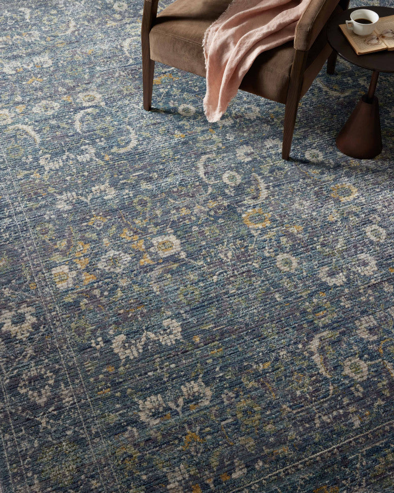 Jean Stoffer x Loloi Bradbury Ocean / Gold 10''-0" x 14''-0" Area Rug