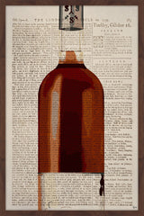 "Brown Ale" Framed Painting Print, 16"x24"