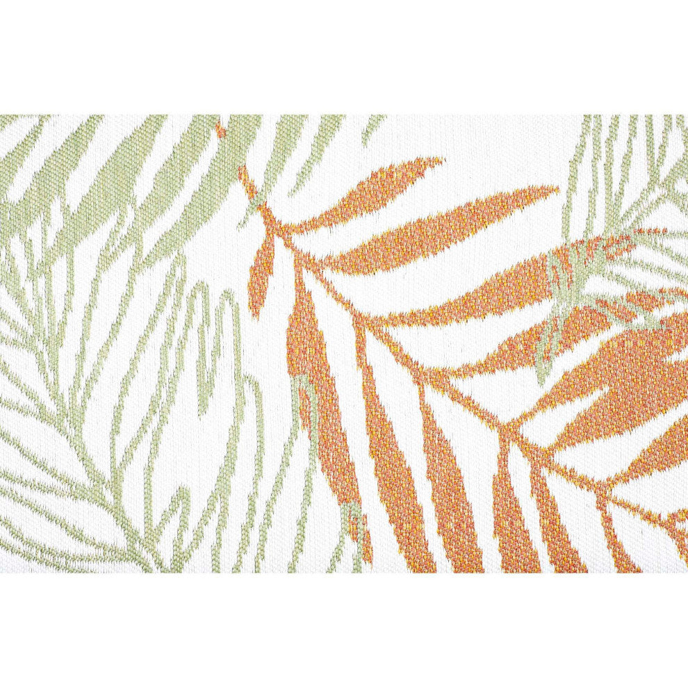Plaza Vines Reversible Indoor/Outdoor Area Rug, Tropical, 2'x3'