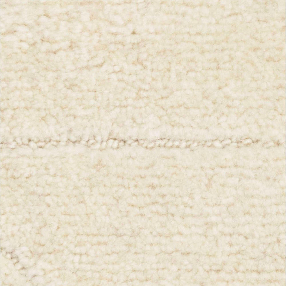 Quartz Relief Area Rug, Ivory, 9'x12'