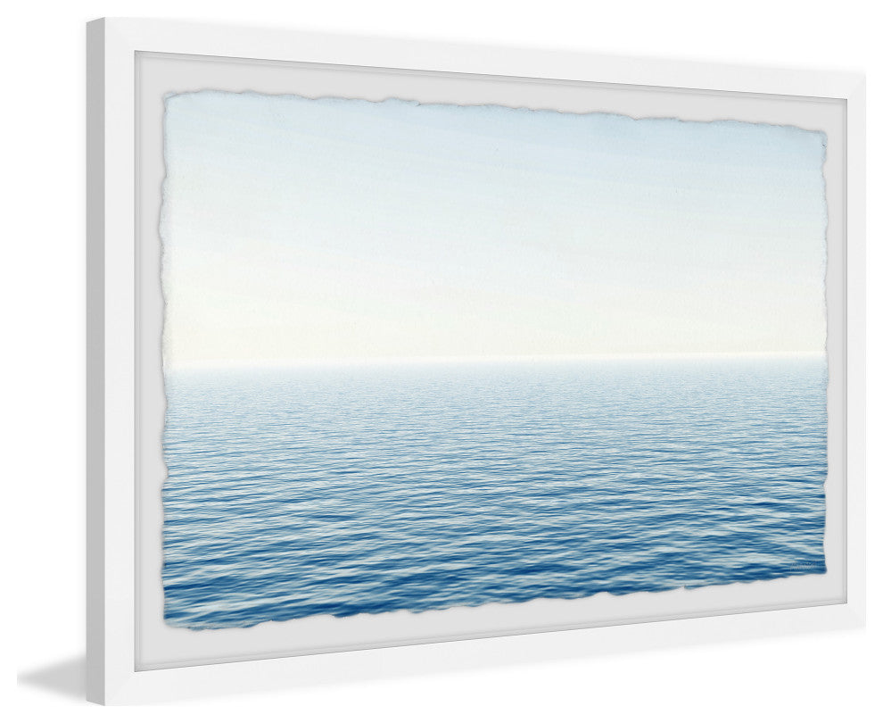 "Ocean Time" Framed Painting Print, 12x8