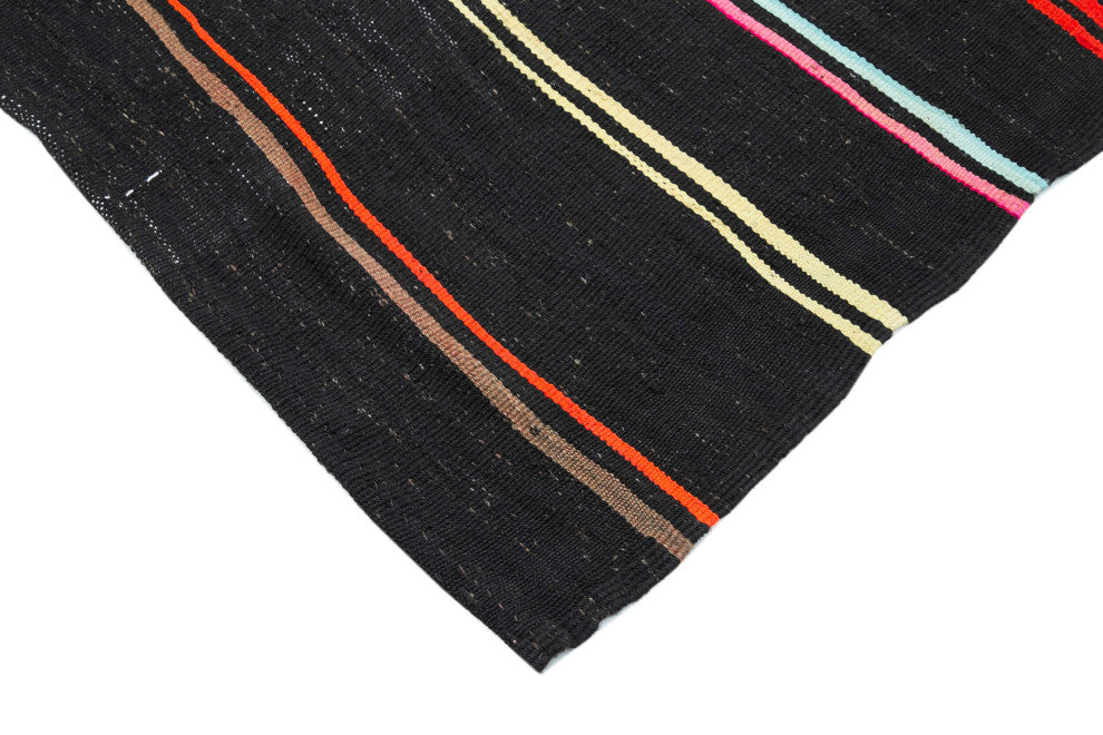 Rug N Carpet - Handmade Anatolian 7' 0'' x 10' 7'' Vintage Goat Hair Kilim Rug