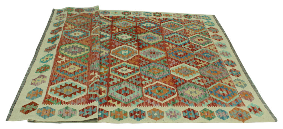 Sangat Kilim Deste Rust Rug