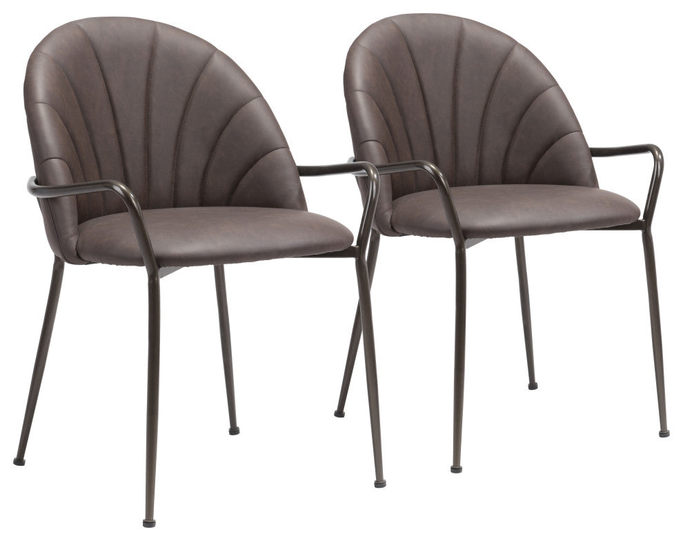 Kurt Dining Chair, Set of 2 Espresso