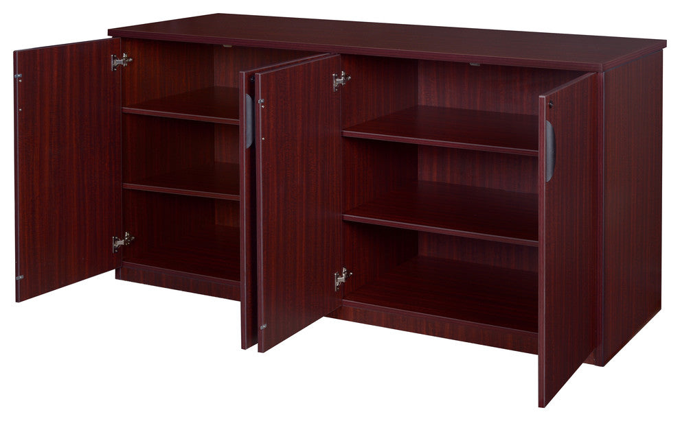 Legacy 72" Storage Cabinet Buffet, Mahogany