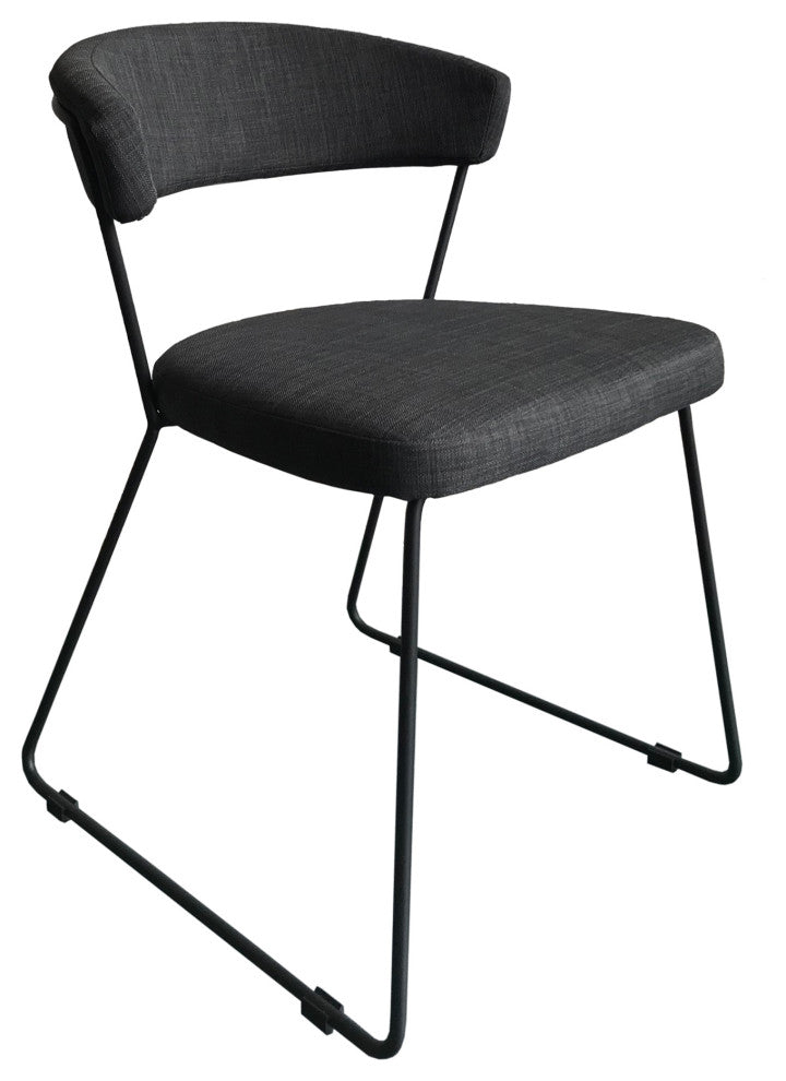 First of A Kind Adria Dining Chair Dark Gray