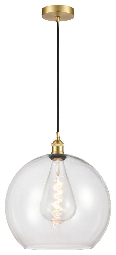 Innovations 616-1P-SG-G122-14 1-Light Pendant, Satin Gold