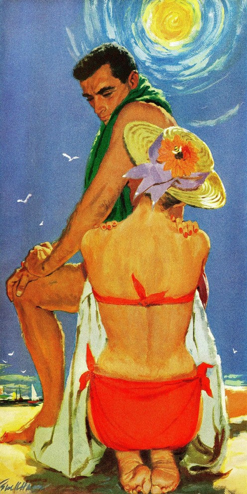 "The Eighteenth Bachelor" Painting Print on Canvas by Lynn Buckham