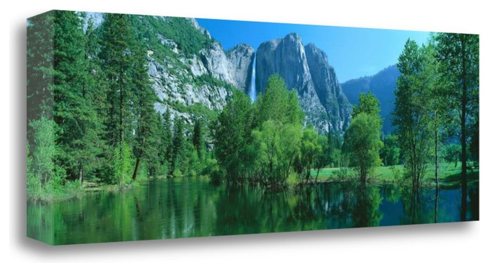 "Yosemite Falls And Merced" By Alain Thomas, Giclee Print on Gallery Wrap Canvas